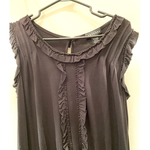 Stretchy blk jersey dress 8 - Picture 3 of 6